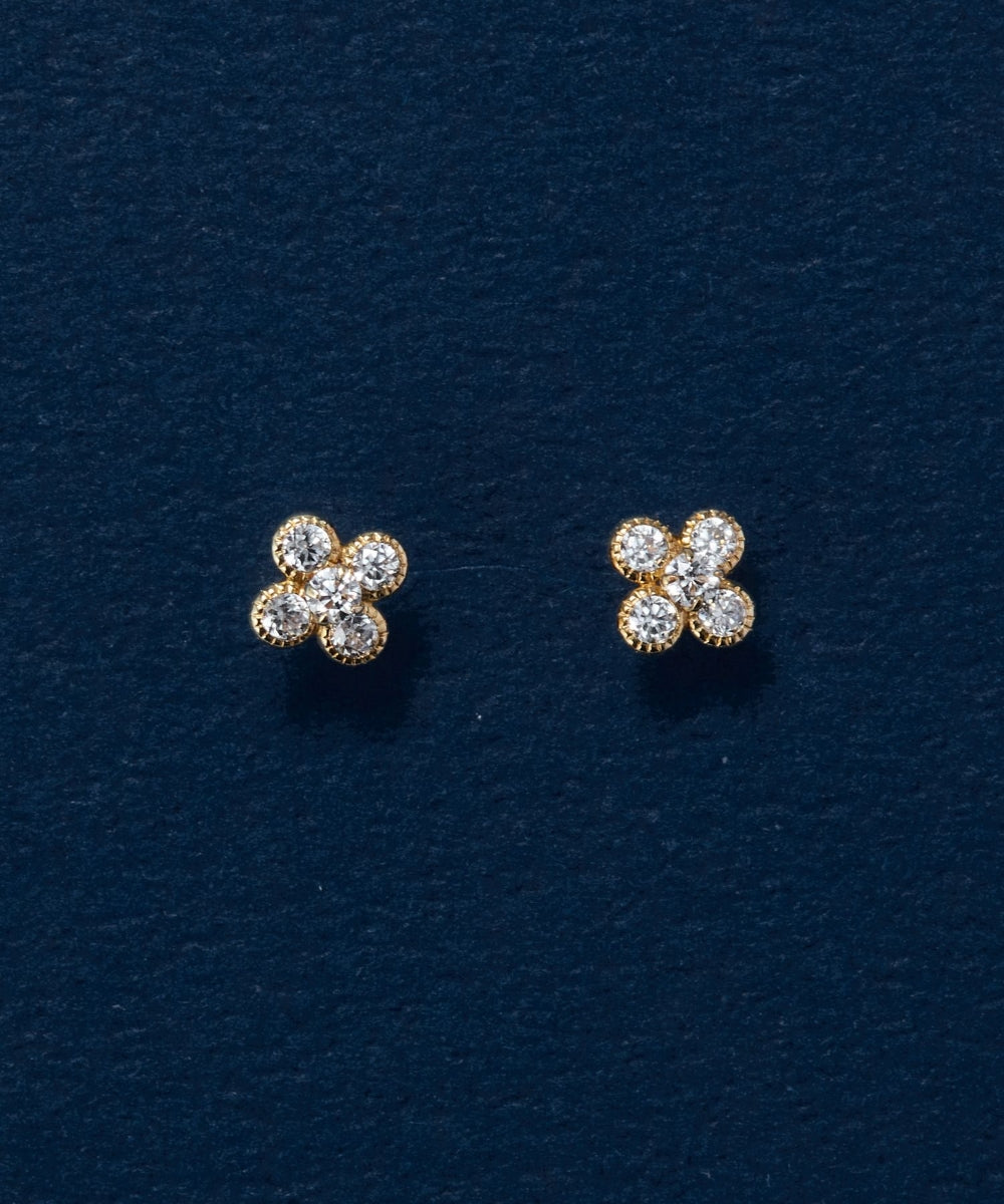 たけこ Tiffany & Co. ジョリービーズフラワー コンビ ピアス