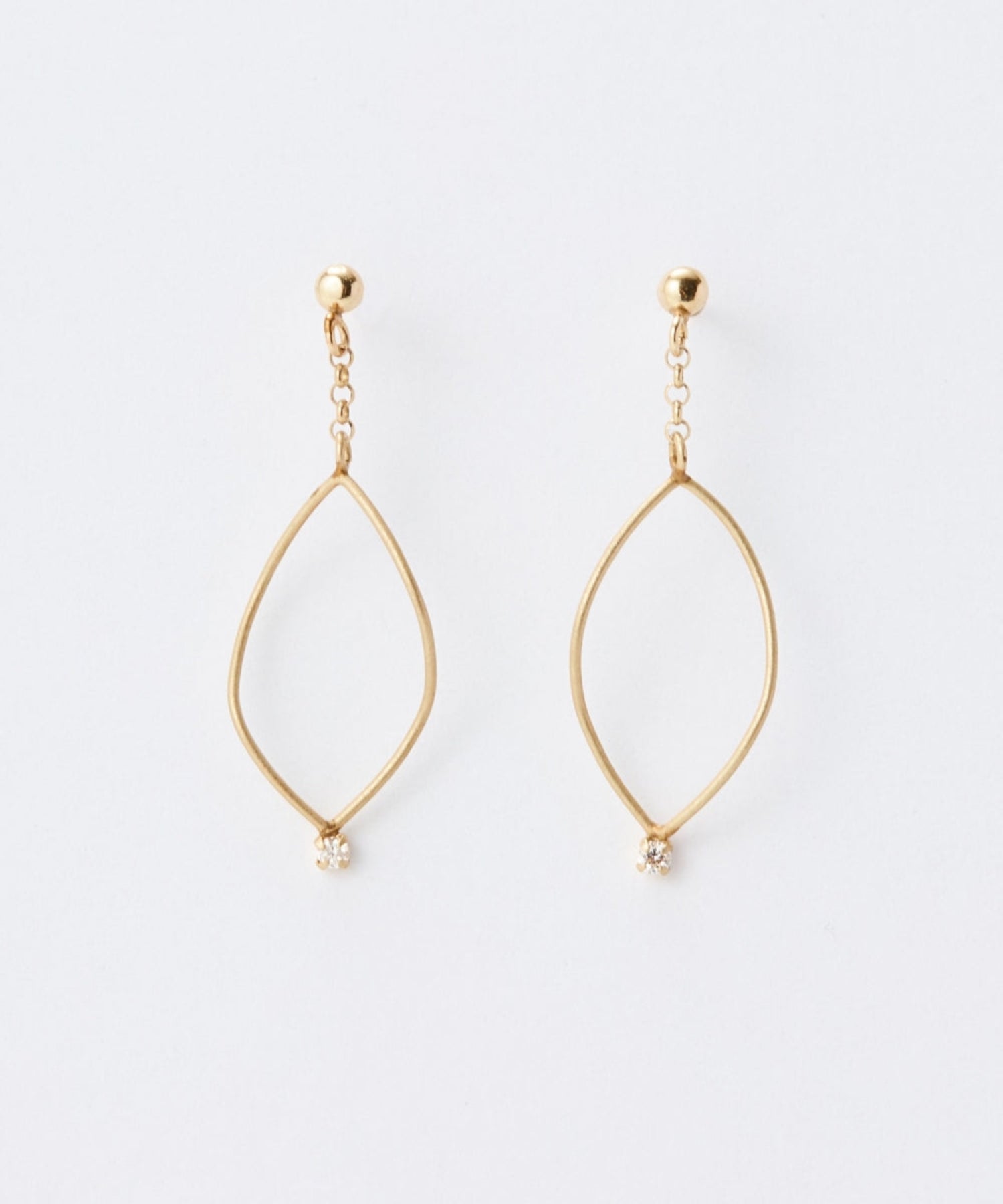 Phoebe/フィービィー】【K10】マーキスダイヤモンドピアス – JEWEL ADDICT
