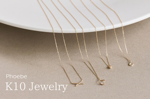【Kyuさま専用】phoebe フィービー K10 ハートネックレス ゴールド K10 Jewelry｜毎日にも、肌にも優しい