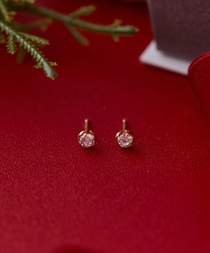 【K10】ローズバットピアス　BOX付き