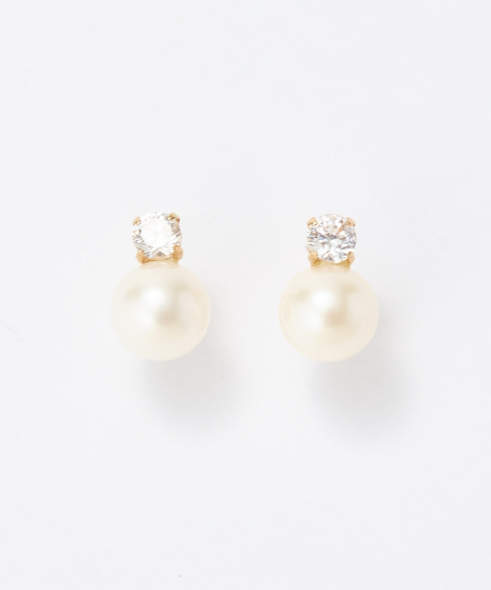 Phoebe/フィービィー】【K10】ジュエルパールピアス – JEWEL ADDICT