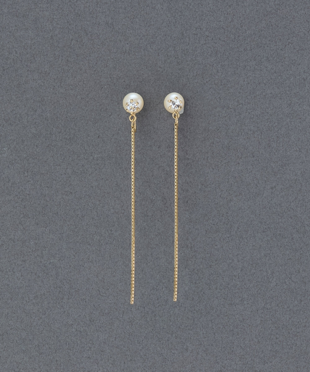 2wayベーシックパールエレガントイヤリング