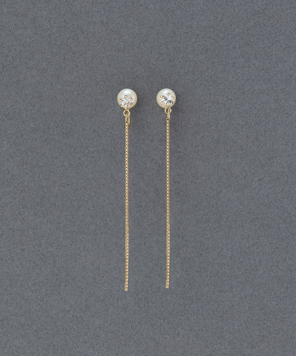 2wayベーシックパールエレガントイヤリング