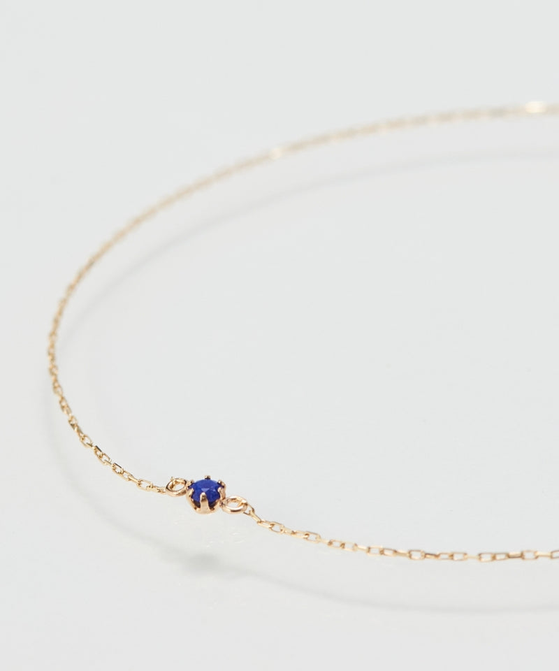 【K10】一粒天然石ブレスレット/BOX付き