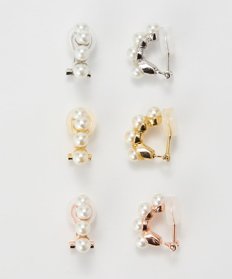 【シリーズ累計販売15000点突破！】【痛くないシリーズ】ノーブルパールエアリーイヤリング