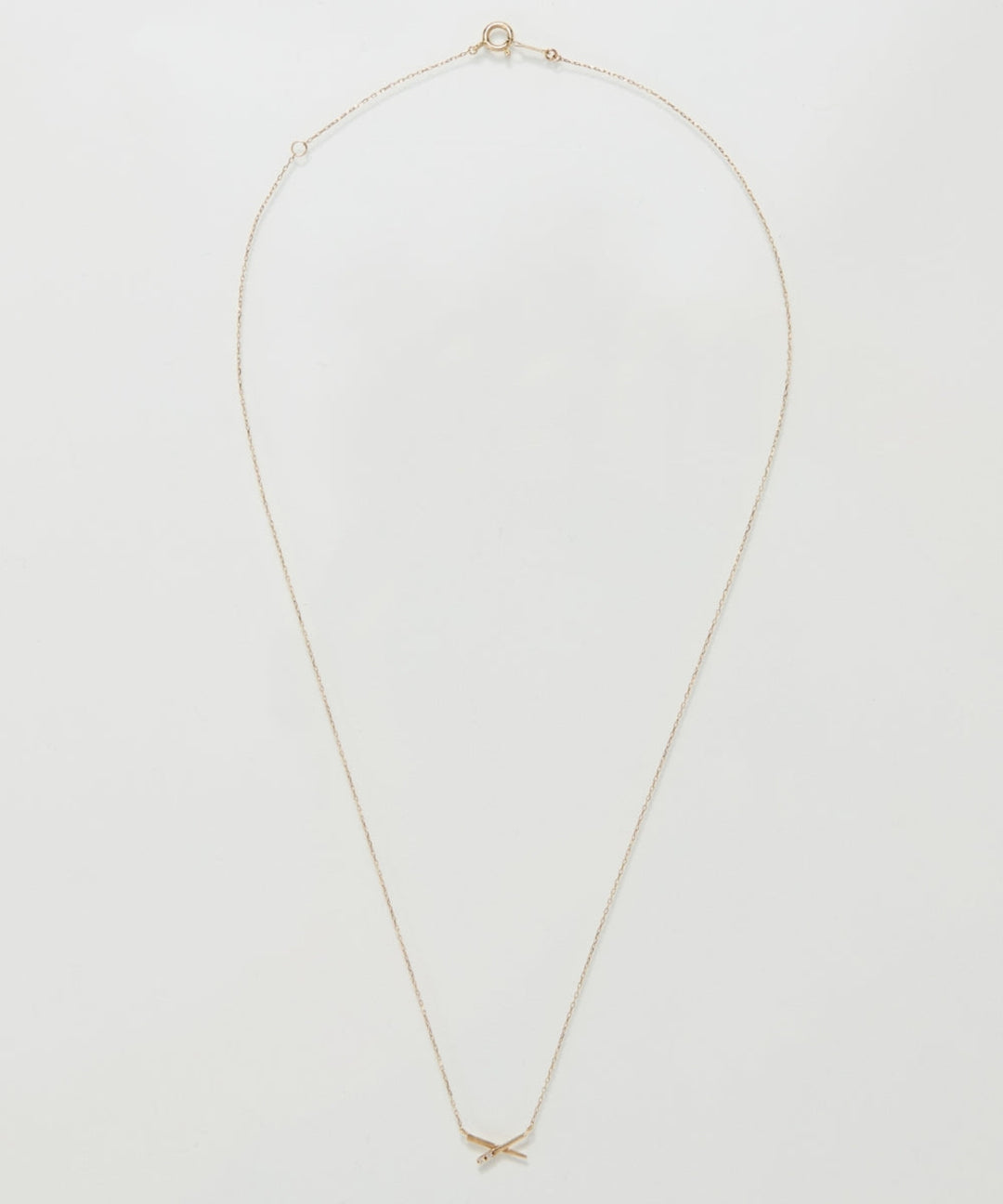 Phoebe/フィービィー】【K10】プレシャスクロスダイヤモンドネックレス