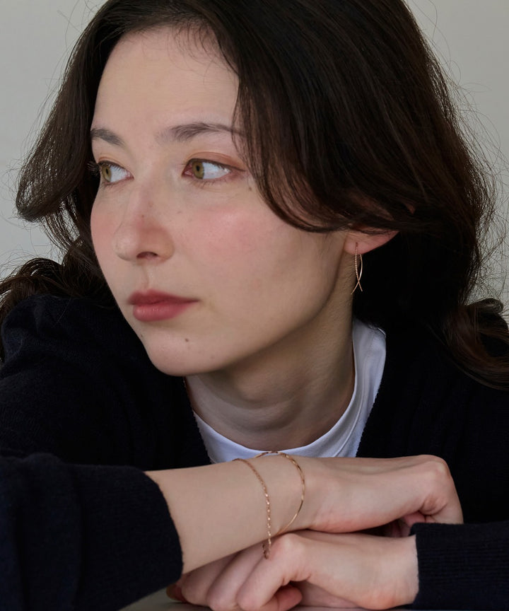 Phoebe/フィービィー】【K10】クロスラインアメリカンピアス – JEWEL