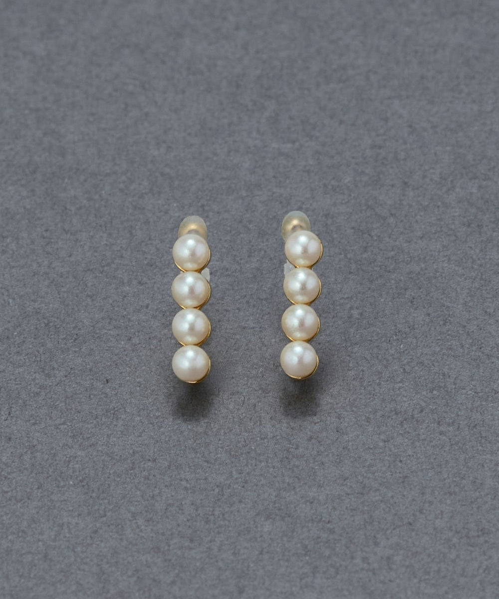 【金属アレルギー対応】【痛くないシリーズ】モードパールライトフィットイヤリング