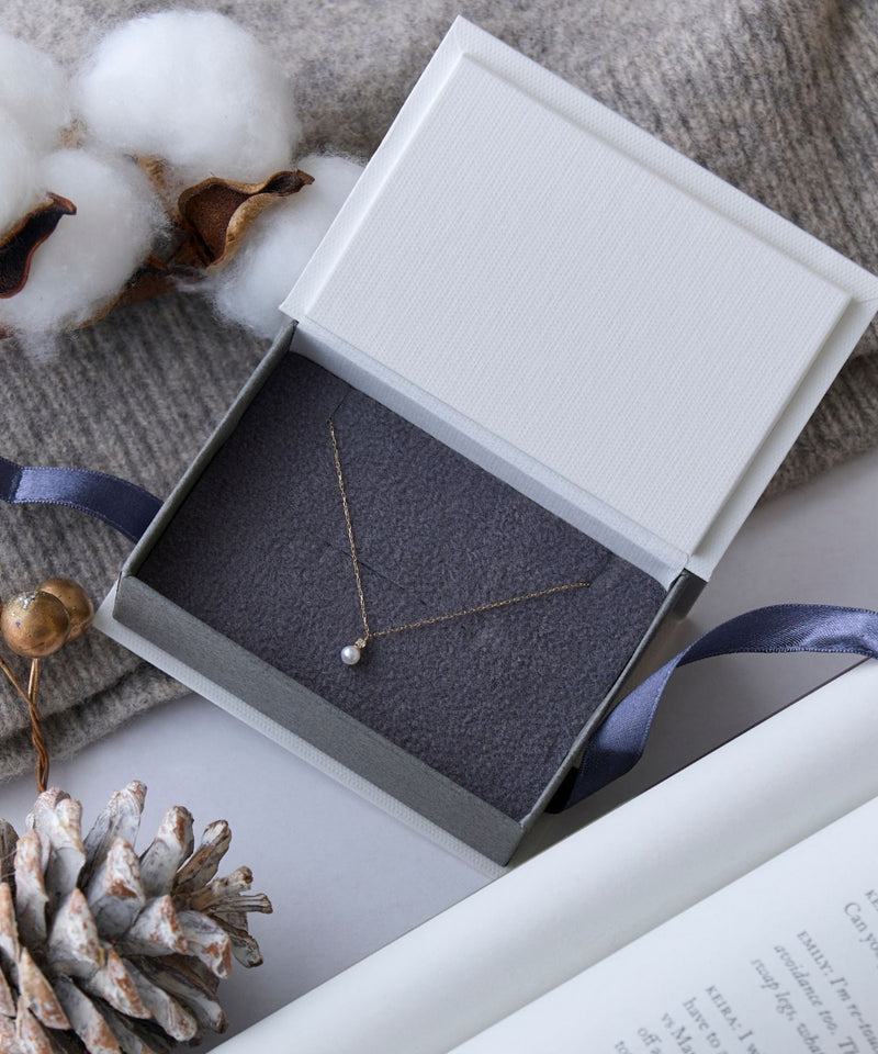 【K10】ジュエルラック誕生石ネックレス　BOX付き