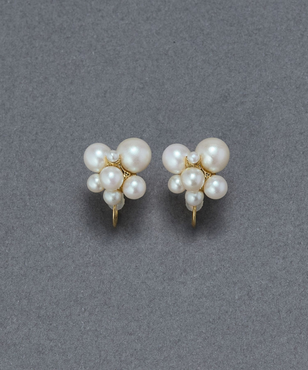 [予約]≪TV番組着用商品≫【痛くないシリーズ/金属アレルギー対応】ファンシーパールライトフィットイヤリング