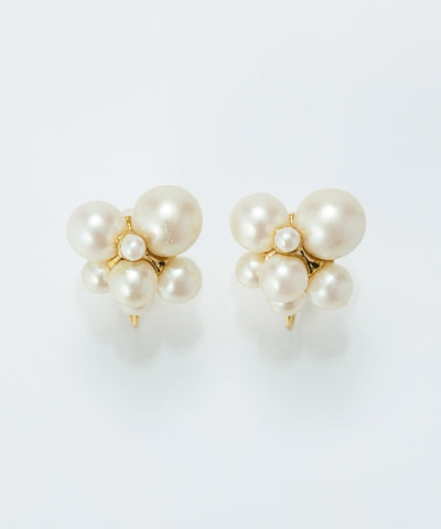 ≪TV番組着用商品≫【金属アレルギー対応】【痛くないシリーズ】ファンシーパールライトフィットイヤリング