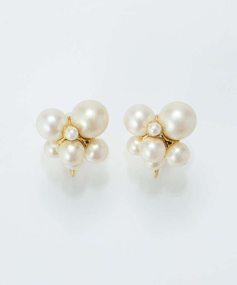 ≪TV番組着用商品≫【金属アレルギー対応】【痛くないシリーズ】ファンシーパールライトフィットイヤリング