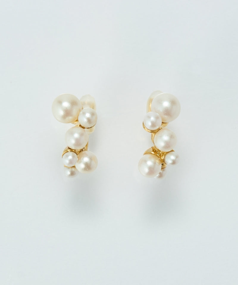 【金属アレルギー対応】【痛くないシリーズ】クラスパールライトフィットイヤリング