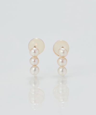 【K10】ノーブルパールイヤリング/BOXつき