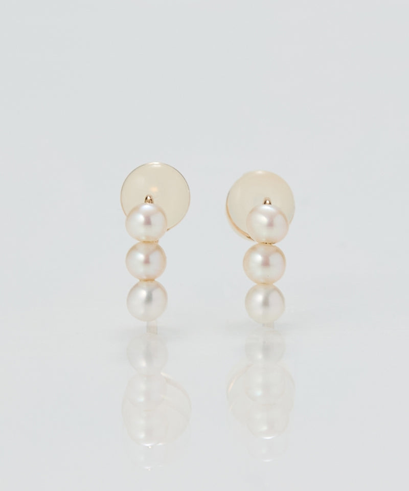 【K10】ノーブルパールイヤリング/BOXつき