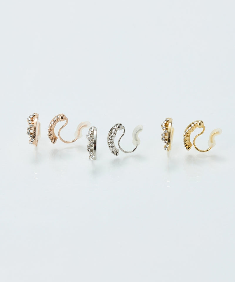 【金属アレルギー対応】【痛くないシリーズ】ミルキーウェイライトフィットイヤリング