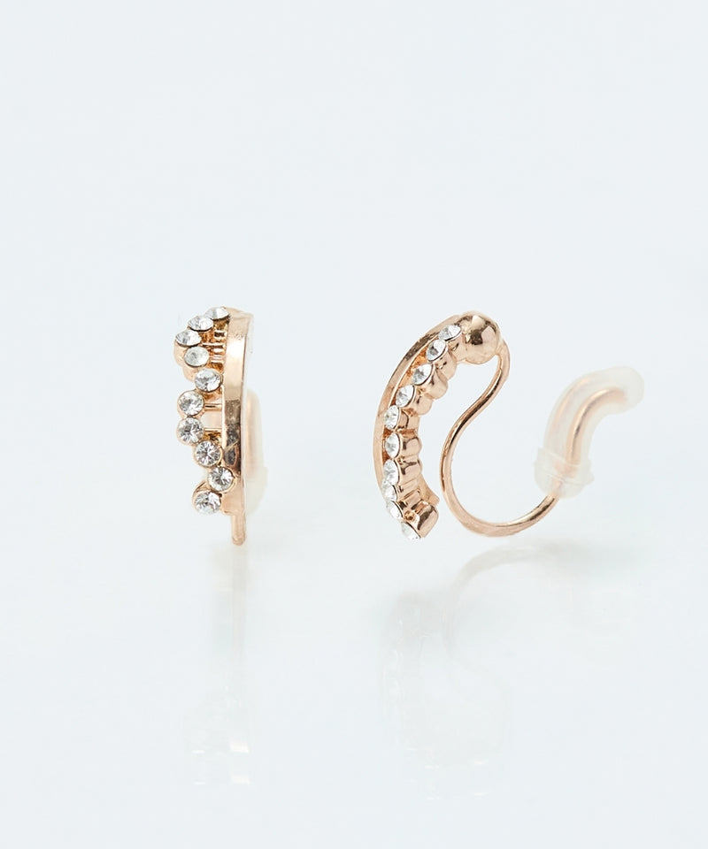 【金属アレルギー対応】【痛くないシリーズ】ミルキーウェイライトフィットイヤリング