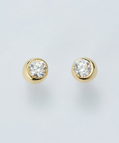 【金属アレルギー対応】ムーンライトビジューセラミックピアス