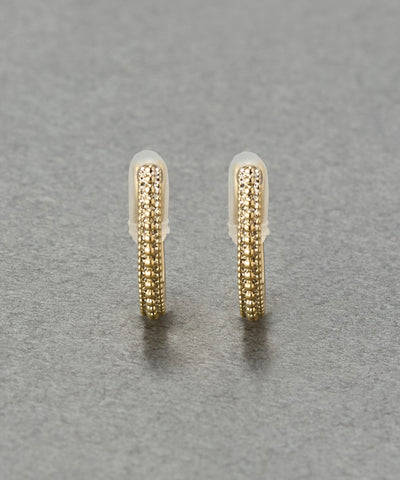 <新色>【金属アレルギー対応】【痛くないシリーズ】グリッターメタルライトフィットイヤリング