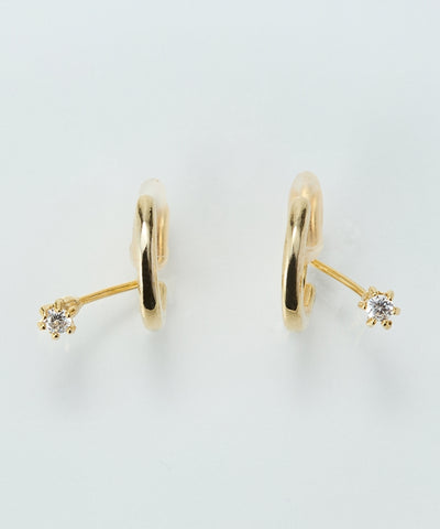 【金属アレルギー対応】【痛くないシリーズ】グレインメタルフロートライトフィットイヤリング