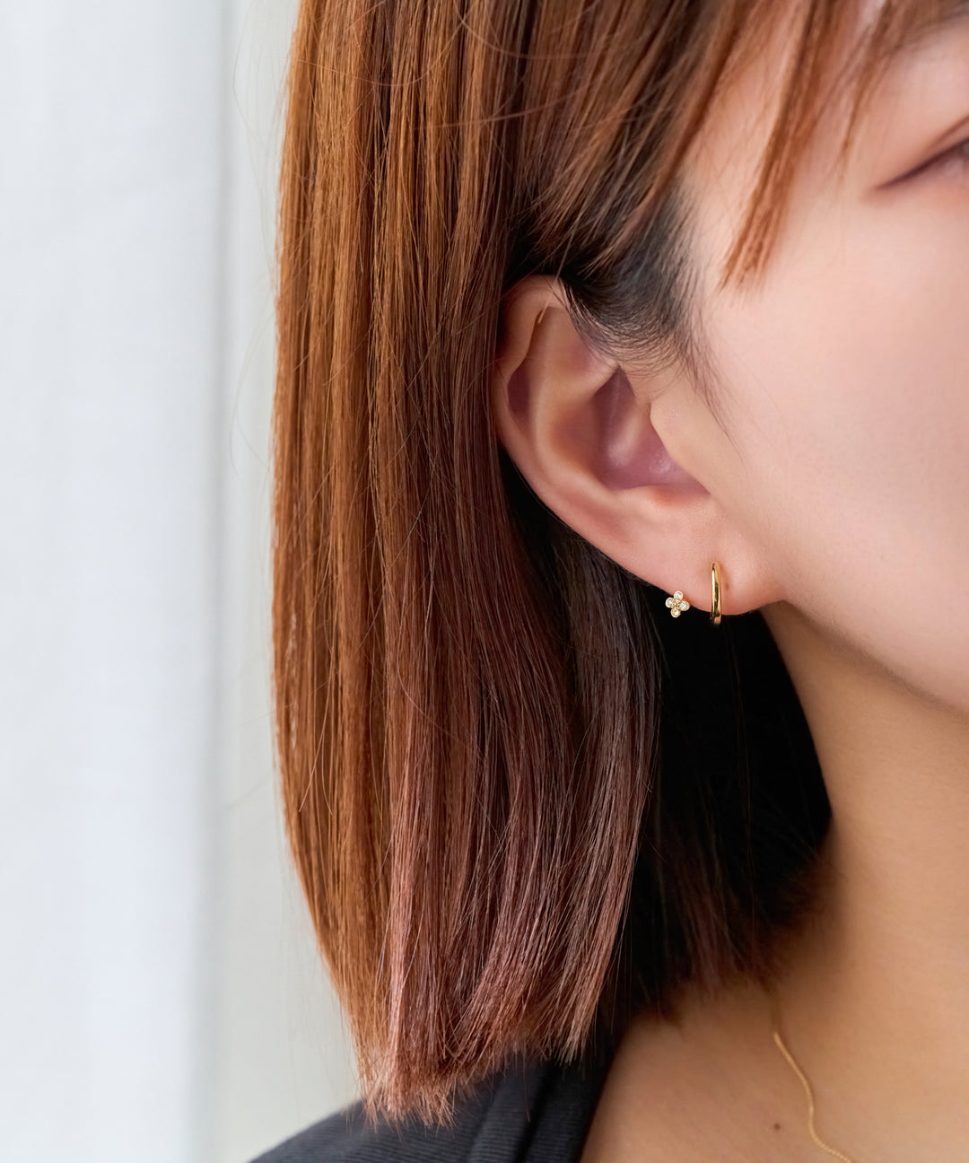 daphine 18K イアリング Phoebe/フィービィー】【金属アレルギー対応】【痛くないシリーズ