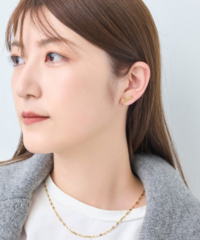 ラッキーレターピアス&イヤリング/片耳