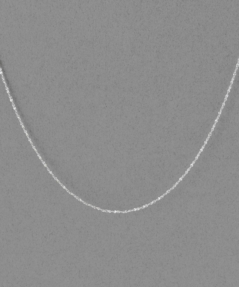 【SV925】シルキーシャインスエッジチェーンネックレス