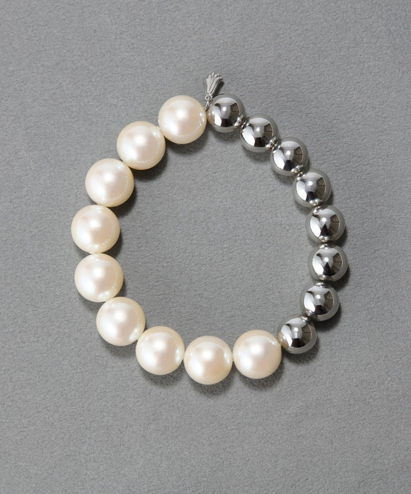 メタルボールゴムブレスレット