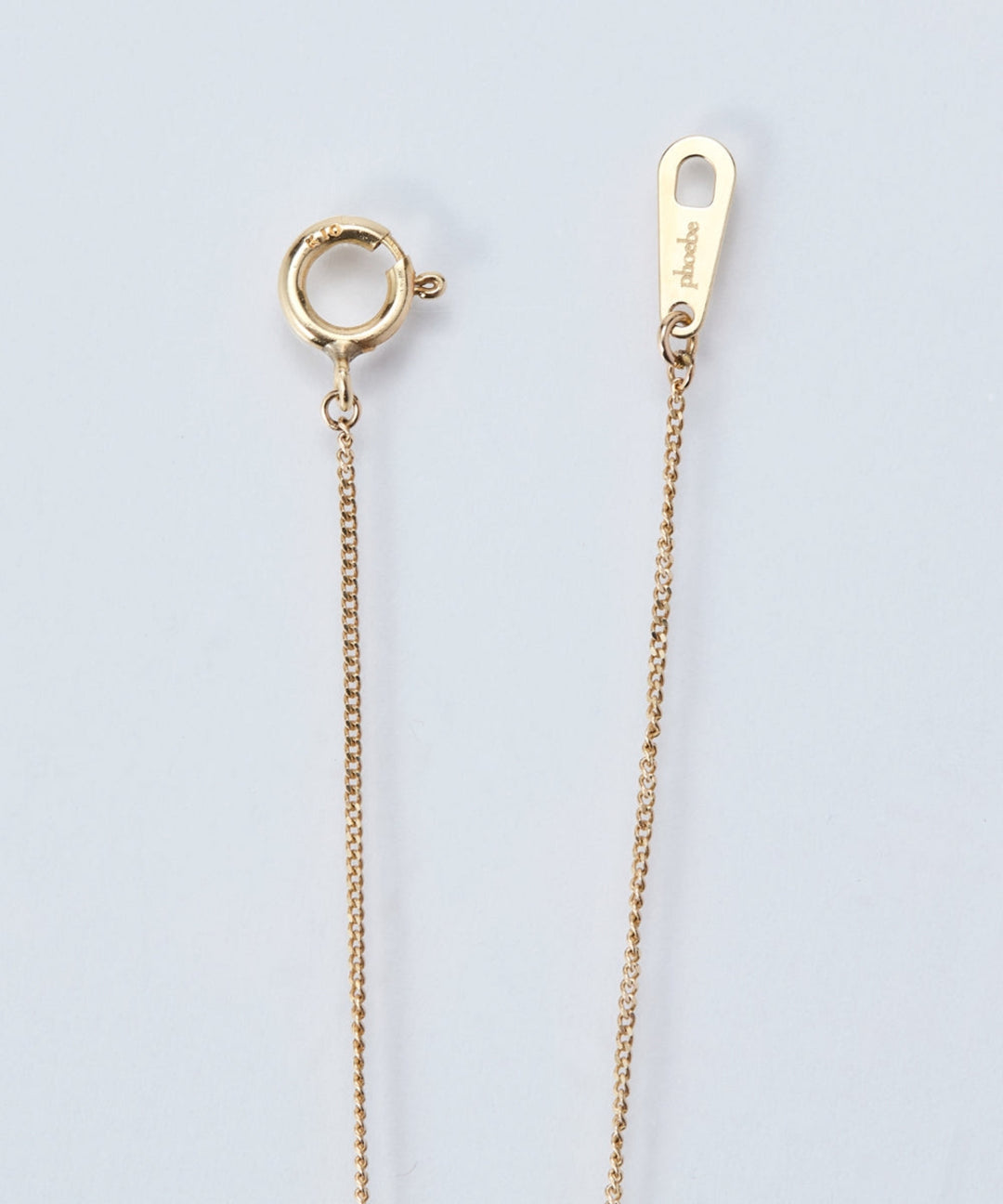 Phoebe/フィービィー】【K10】シャインリンクチェーンネックレス/BOX& 