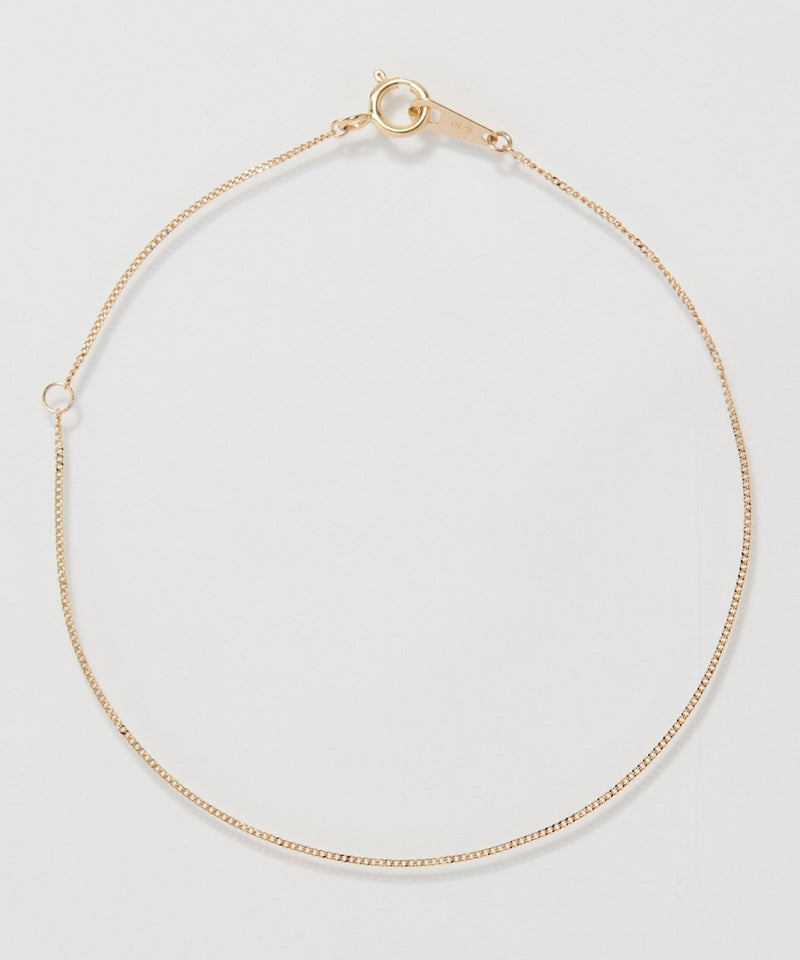 【K10】シャインリンクチェーンブレスレット/BOXつき