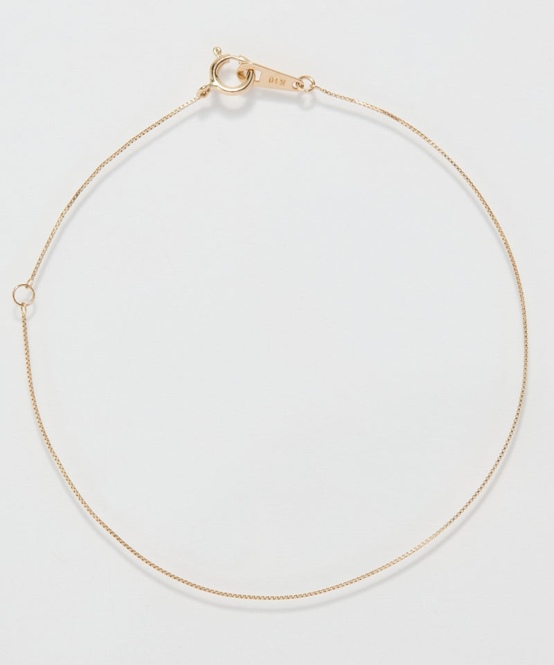 【K10】シャインリンクチェーンブレスレット/BOXつき