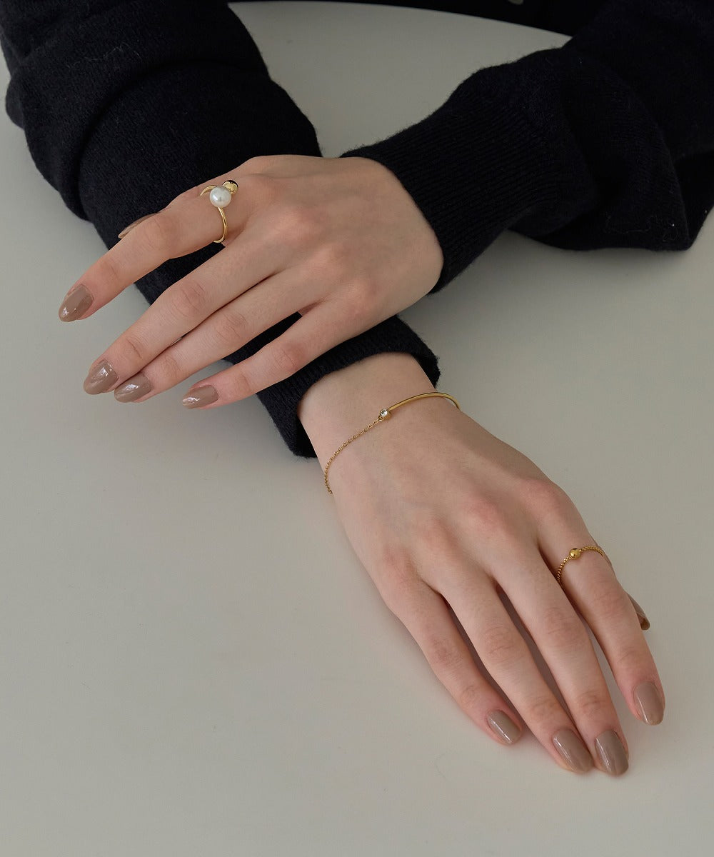 Phoebe/フィービィー】 【金属アレルギー対応】グッリターハーフ