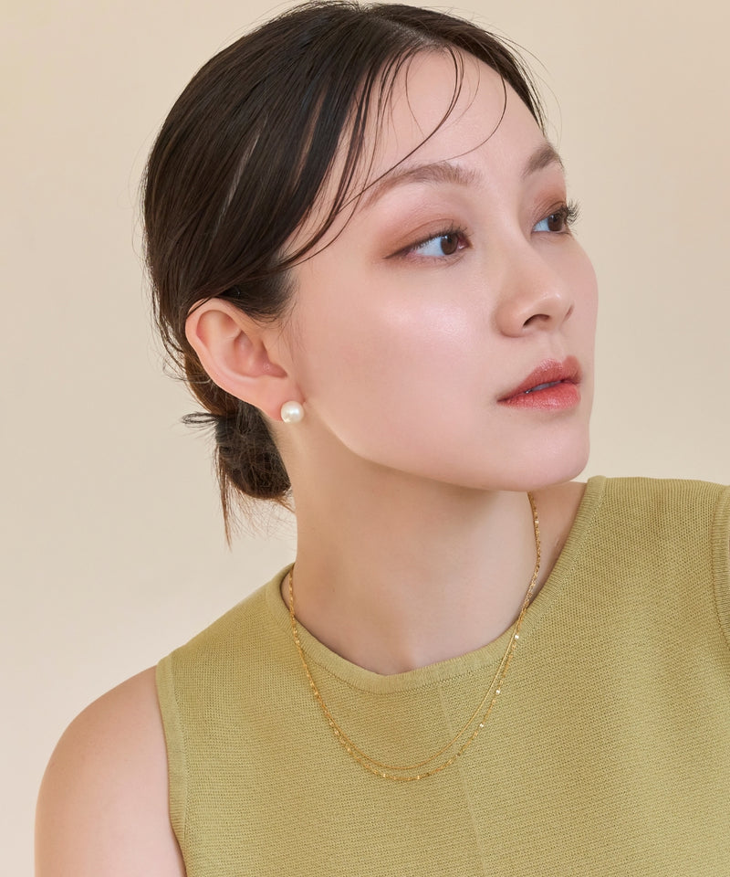 【痛くないシリーズ/金属アレルギー対応】パールリウムライトフィットイヤリング/一粒パール/サージカルステンレス