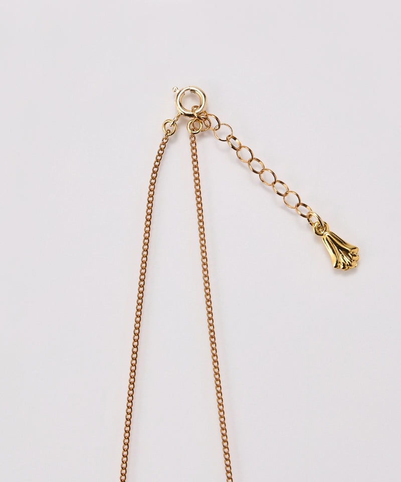 【金属アレルギー対応】ツインカーブYラインネックレス/全長:67～70cm/ニッケルフリー