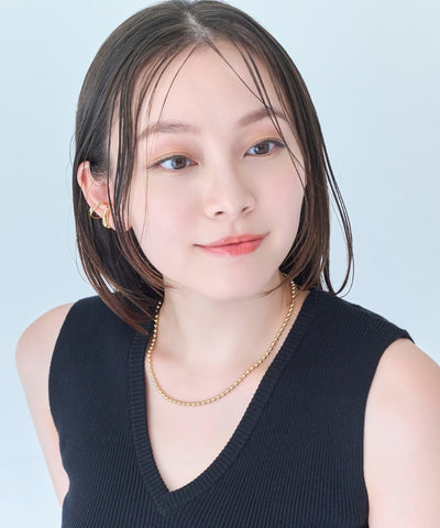 【金属アレルギー対応】ドットラインチョーカー/ニッケルフリー/41.5cm