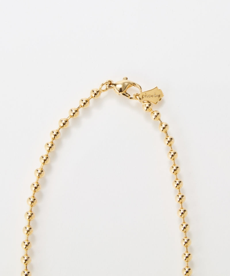 【金属アレルギー対応】ドットラインチョーカー/ニッケルフリー/41.5cm