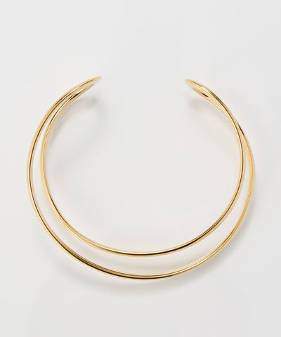 【金属アレルギー対応】ツインカレントカフバングル/ニッケルフリー