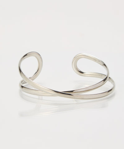 【金属アレルギー対応】ツインカレントカフバングル/ニッケルフリー