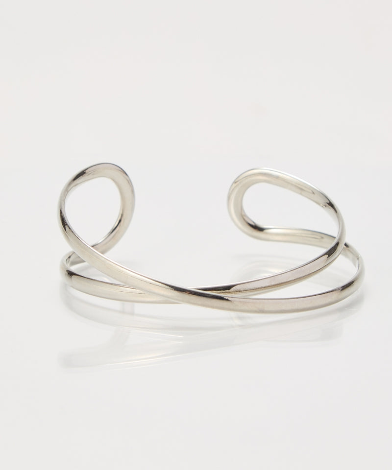 【金属アレルギー対応】ツインカレントカフバングル/ニッケルフリー