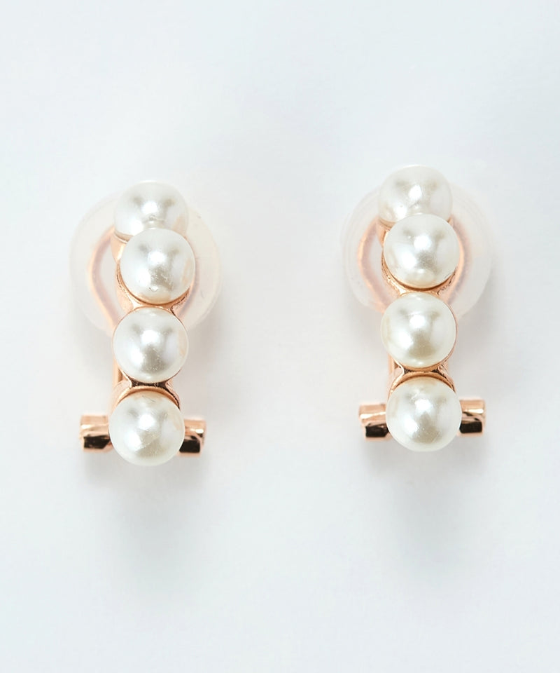 【シリーズ累計販売15000点突破！】【痛くないシリーズ】ノーブルパールエアリーイヤリング