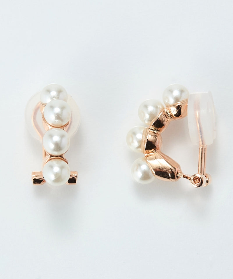 【シリーズ累計販売15000点突破！】【痛くないシリーズ】ノーブルパールエアリーイヤリング