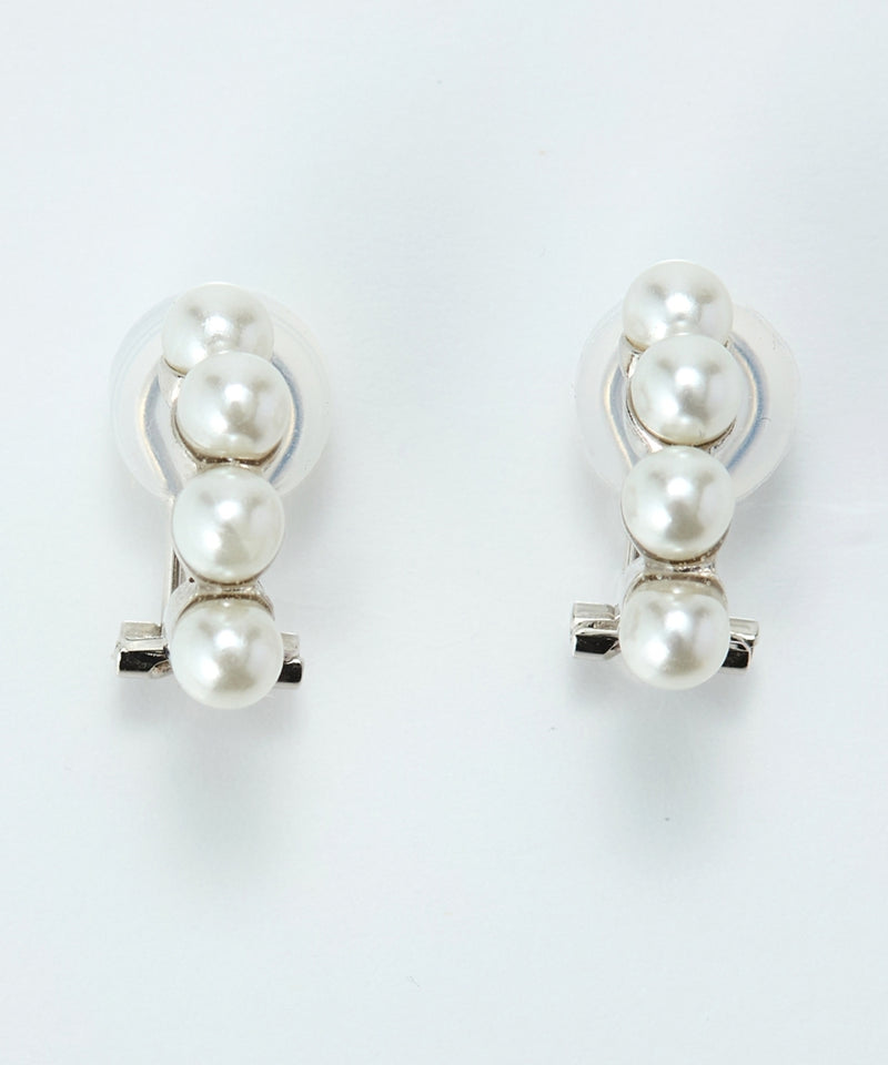 【シリーズ累計販売15000点突破！】【痛くないシリーズ】ノーブルパールエアリーイヤリング