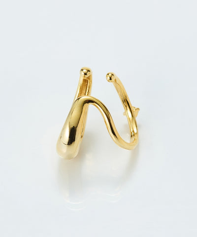 ドレッシングビジューイヤーカフ 片耳