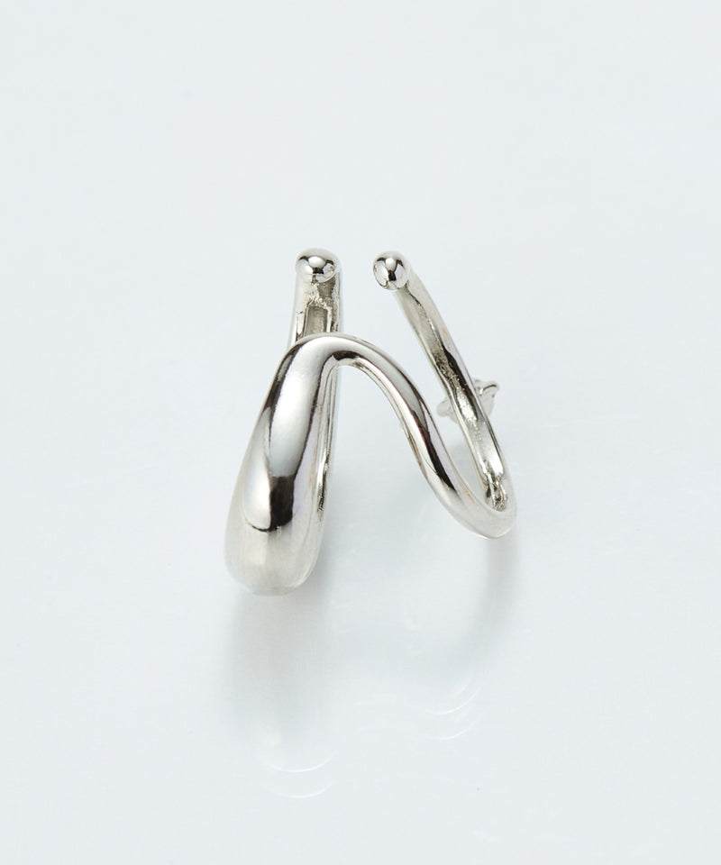 ドレッシングビジューイヤーカフ 片耳