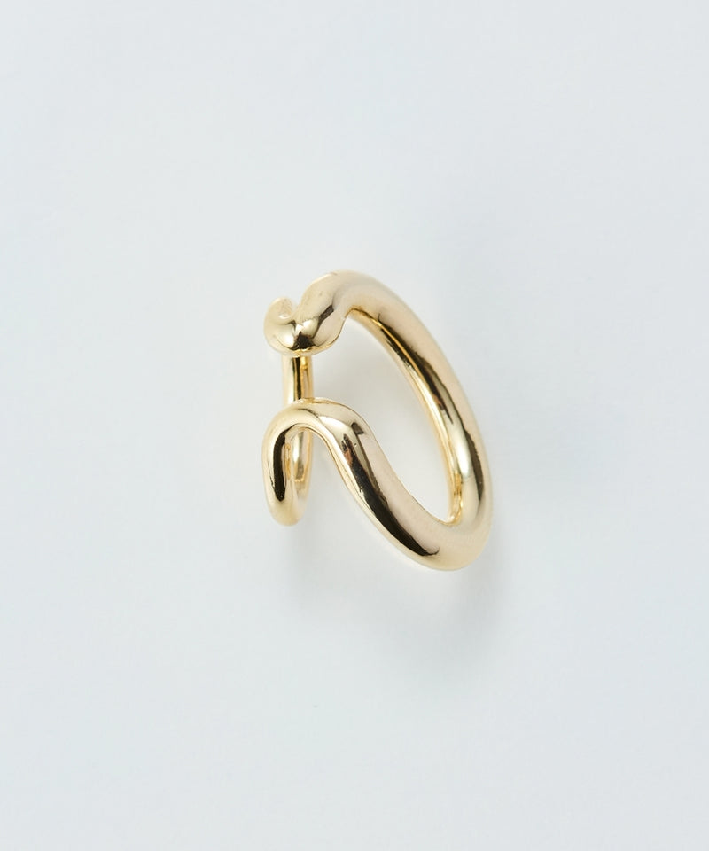 【金属アレルギー対応】ダブルシャインイヤーカフ/ニッケルフリー