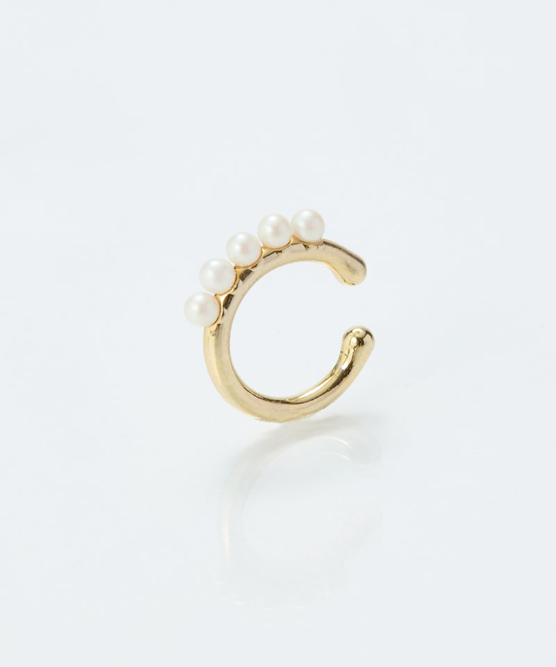 【金属アレルギー対応】パールフローイヤーカフ/ニッケルフリー