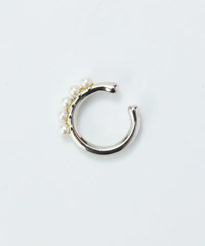 【金属アレルギー対応】パールフローイヤーカフ/ニッケルフリー