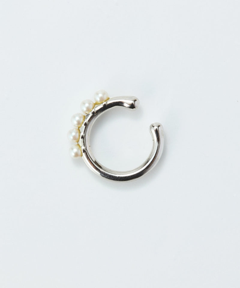 【金属アレルギー対応】パールフローイヤーカフ/ニッケルフリー