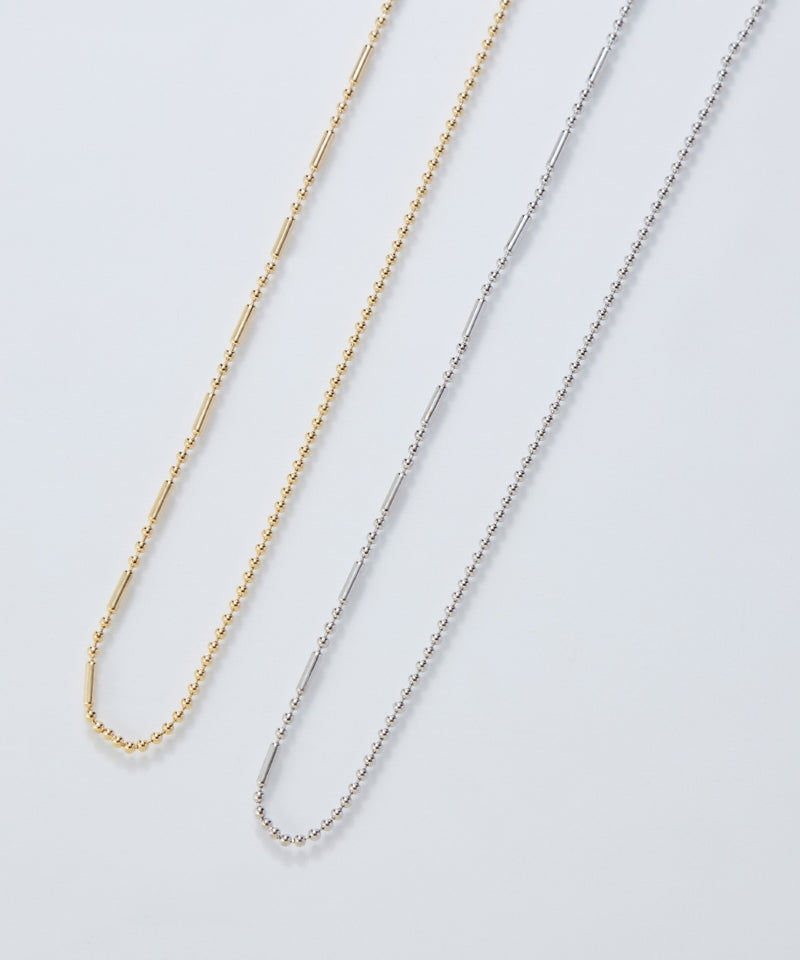 【金属アレルギー対応】リンキーデザインチェーンネックレス ニッケルフリー