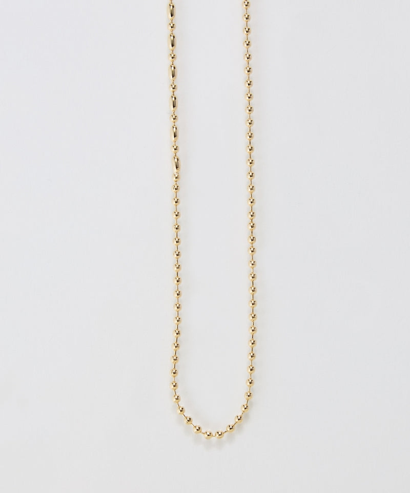 【金属アレルギー対応】リンキービーンデザインチェーンネックレス ニッケルフリー